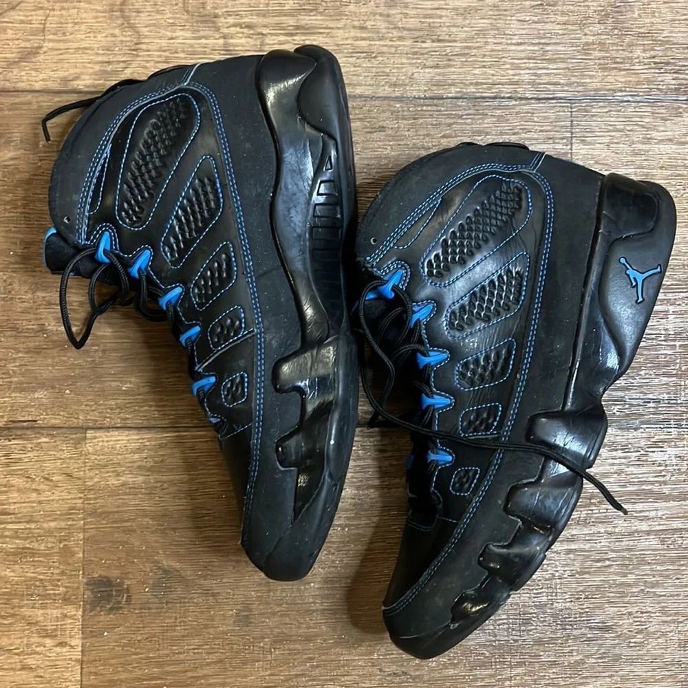 2012 Air Jordan 9 Retro Photo Blue and black size 9